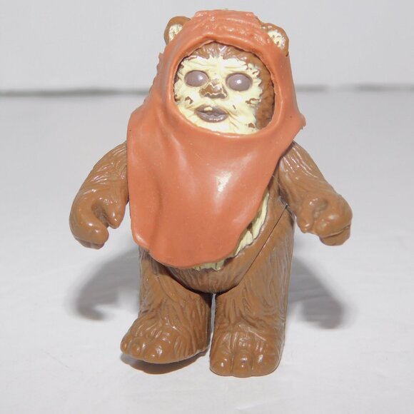 VTG 1984 Kenner Star Wars ROTJ Ewok Wicket W. Warrick 2" Figure w Hood - Picture 8 of 8